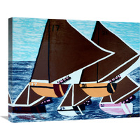 Raggad Island Regatta-Canvas Art-28&quotx22"