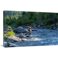 Beaver Creek Casting-Canvas Art-30"x20.1"