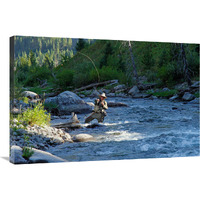 Beaver Creek Casting-Canvas Art-36"x24.12"