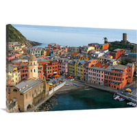 Cinque Terra Bay-Canvas Art-40"x26.8"