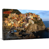 Cinque Terra Evening-Canvas Art-36&quotx24.12"