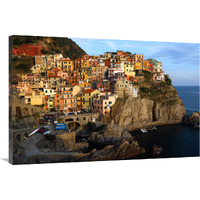 Cinque Terra Evening-Canvas Art-40"x26.8"