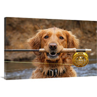 His Master&quots Rod-Canvas Art-40&quotx26.8"