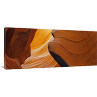 Slot Canyon VI-Canvas Art-44"x19.36"