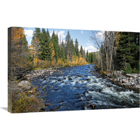 The Elk River-Canvas Art-30"x19.5"