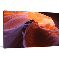 Waves of Stone-Canvas Art-36&quotx24.12"