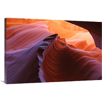 Waves of Stone-Canvas Art-40"x26.8"