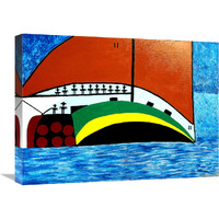 Regatta Sail-Canvas Art-24"x18"