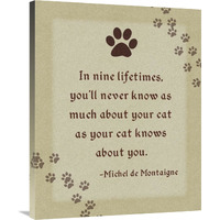 Michel de Montaigne: Nine Lifetimes-Canvas Art-28"x35"