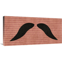 Mustache Walrus-Canvas Art-36&quotx18"