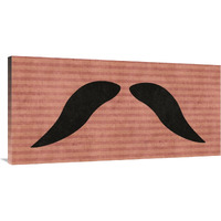 Mustache: Walrus-Canvas Art-48"x24"