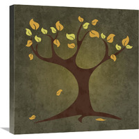 Tree Autumn-Canvas Art-24&quotx24"