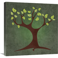 Tree Summer-Canvas Art-24&quotx24"