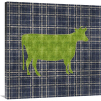 Country Style Cow-Canvas Art-36"x36"