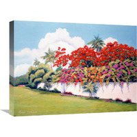 The Bahama Gardens-Canvas Art-24"x18"