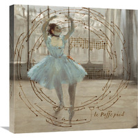 Degas Dancers Collage 3-Canvas Art-24&quotx24"