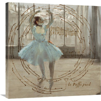 Degas Dancers Collage 3-Canvas Art-30"x30"