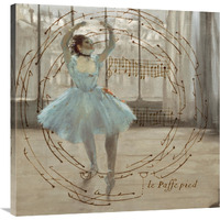 Degas Dancers Collage 3-Canvas Art-36"x36"