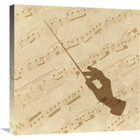 Music - Conductor-Canvas Art-24"x24"