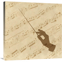 Music - Conductor-Canvas Art-30"x30"