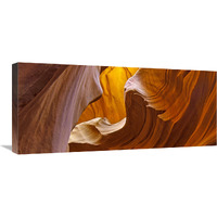 Slot Canyon V-Canvas Art-30"x13.2"