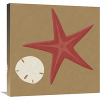 Summer Fun: Starfish-Canvas Art-24"x24"