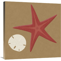 Summer Fun Starfish-Canvas Art-30&quotx30"