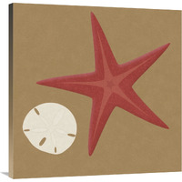 Summer Fun Starfish-Canvas Art-36&quotx36"