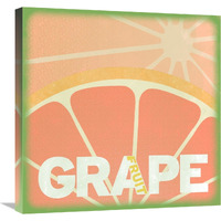 Citrus - Grapefruit-Canvas Art-24&quotx24"