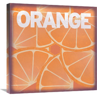 Citrus - Orange-Canvas Art-24"x24"