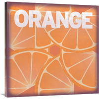 Citrus - Orange-Canvas Art-36"x36"