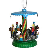 TIN ORN-HORSE CAROUSEL EACH