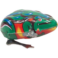 TIN WIND-UP JUMP FROG EACH