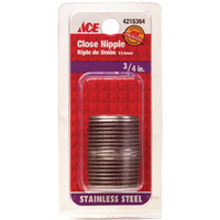 NIPPLE SS 3/4"XCLOSE (Pack of 1)