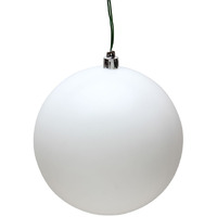 Vickerman 6" White Matte Ball UV 4/Bag - N591511DMV