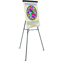 3-Leg Heavy-Duty Telescoping Display Easel, Black