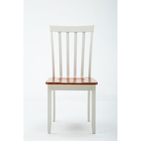 Bloomington Dining Chair[White/Honey Oak]2PK