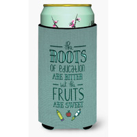 "Caroline's Treasures Education Fruits Are Sweet Teacher Tall Boy Beverage Insulator Hugger, Multicolor"