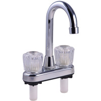 BAR FAUCET 2HNDL CHRM (Pack of 1)