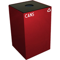 24GC01-SC-VV Ergode Recycling Containers - Compact, Space Efficient, Durable Steel, Customizable Sizes, Colors, and Lid Options