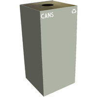 32GC01-SL-VV Ergode Recycling Containers - Compact, Space Efficient, Customizable Sizes, Colors, and Lid Options, Durable Steel Construction