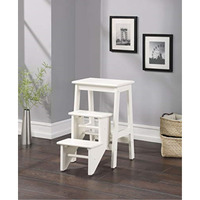 Niko Folding 24" Step Stool - Cream