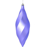 8" Lavender Matte Swirl Finial 6/Bag