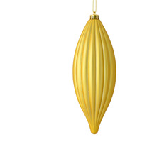 8" Gold Matte Line Finial 4/Bag