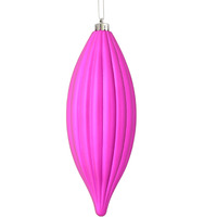 8" Fuchsia Matte Line Finial 4/Bag