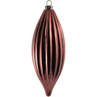 8" Coral Shiny Line Finial 4/Bag