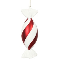 12" Red-White Swirl Drop Candy 2/Box