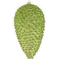 10" Celadon Matte Glitter Pinecone 2/Box