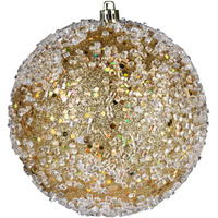 10" Gold Glitter Hail Ball