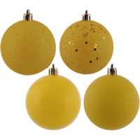 2.75" Yellow Ball 4 Finish Asst 20/Bx